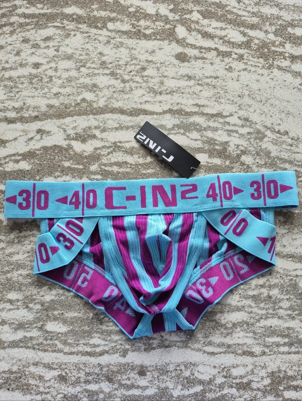 C-IN2 Men's H+A+R+D Hustle Brief Underwear New Size Medium